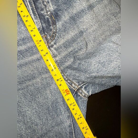 PacSun high rise straight jeans raw hem size 26 EUC - Picture 9 of 10